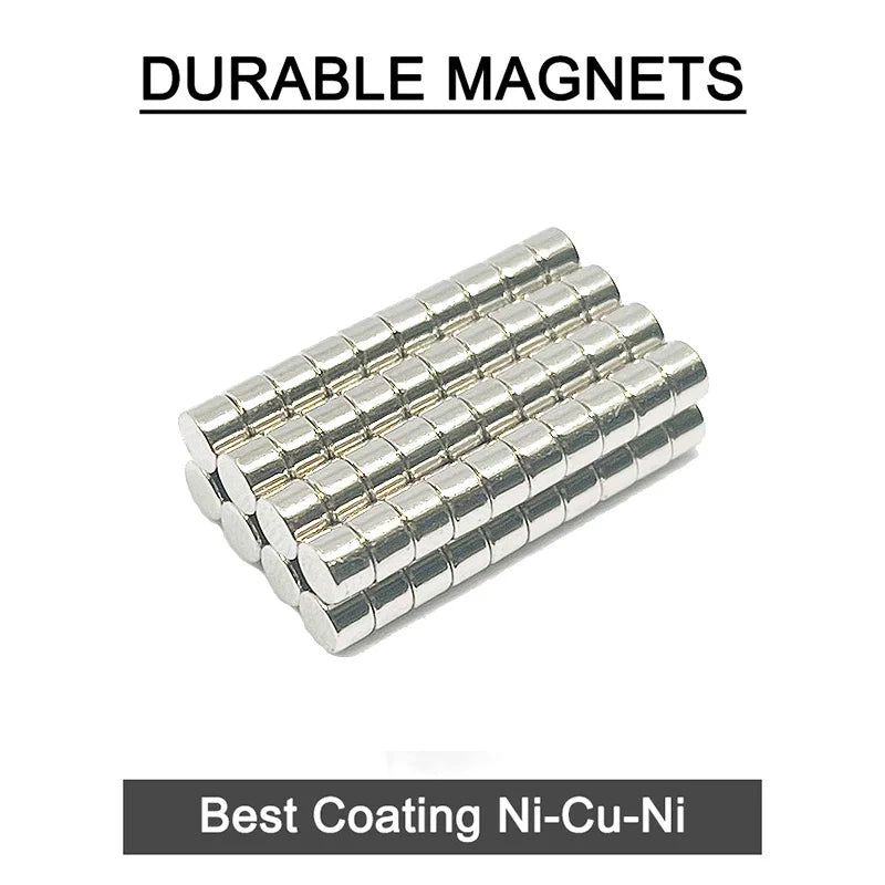 N35 Neodymium Disc Magnets 3x2mm - Strong Permanent Round Magnetic Mini Magnets
