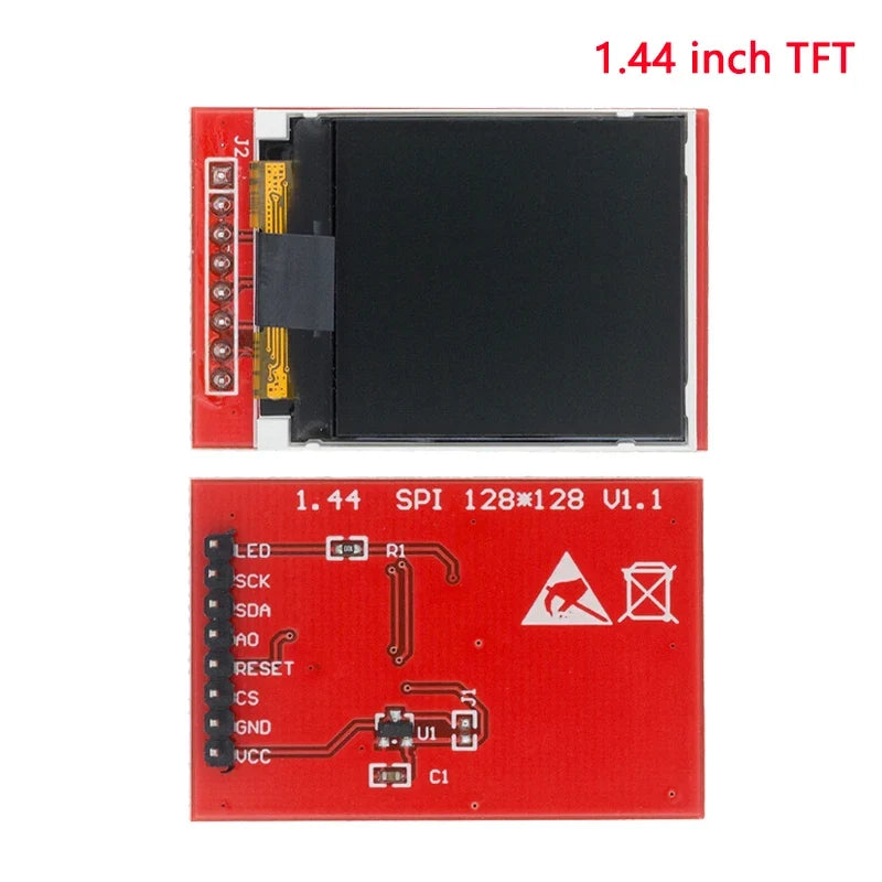 TFT LCD Display Module 0.96-2.8 Inch IPS SPI - ST7735 65K Full Color Screen for Arduino DIY Projects