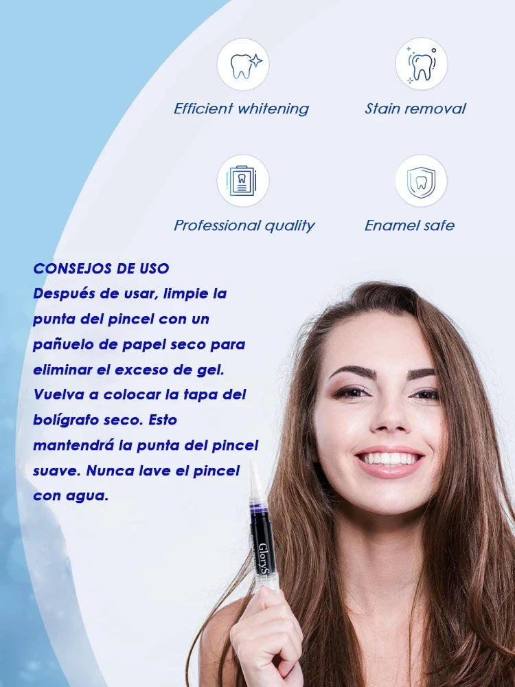 Purple Teeth Whitening Pen - Stain Removal Toothpaste Treatment for a Brighter Smile & Fresh Oral Care