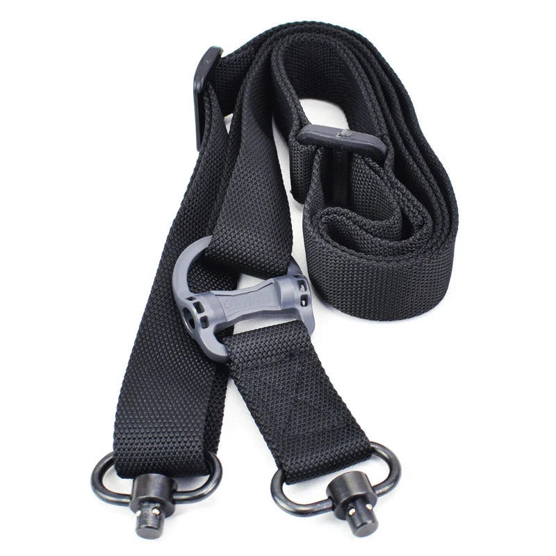 Tactical Adjustable MS4 Rifle Sling — QD Metal Swivel, 2-Point & Single-Point Quick Release for Multi-Mission Use
