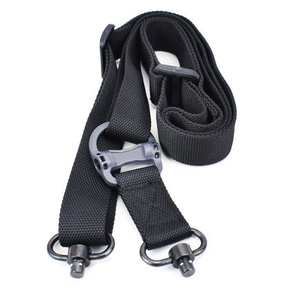 Tactical Adjustable MS4 Rifle Sling — QD Metal Swivel, 2-Point & Single-Point Quick Release for Multi-Mission Use