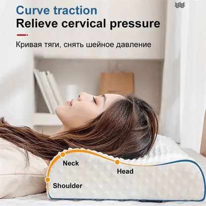 Long Memory Foam Pillow - Orthopedic Neck Support Maternity Sleeping Pillow with Slow Rebound Comfort