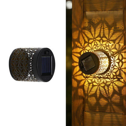 2026 Solar Outdoor Wall Light - Waterproof Projection Lamp for Yard, Patio & Landscape Decor