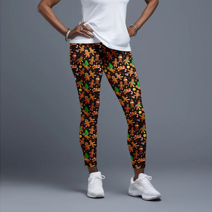 LETSFIND Women High Waist Winter Fitness Leggings, 3D Christmas Print Full Length Stretch Yoga & Casual Trousers