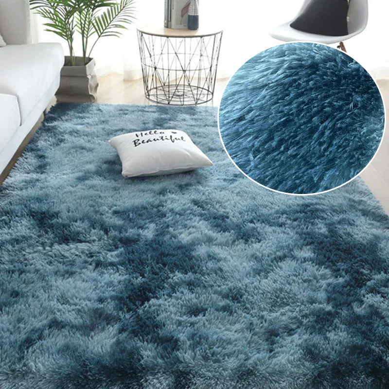 Soft Shaggy Plush Area Rug – Large Fluffy Beige Carpet for Living Room, Bedroom, Kids Room & Nursery Decor