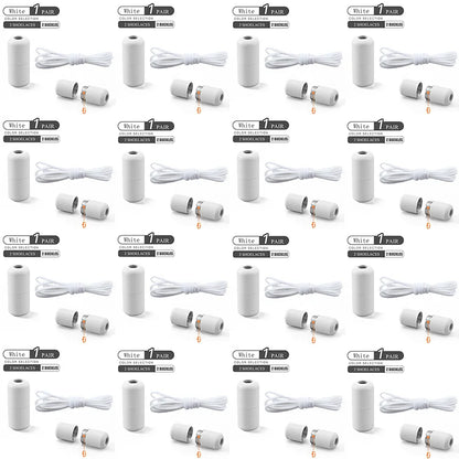 Elastic No Tie Shoelaces - Quick Lock Metal Laces for Kids & Adults Sneakers, Lazy Shoe Strings