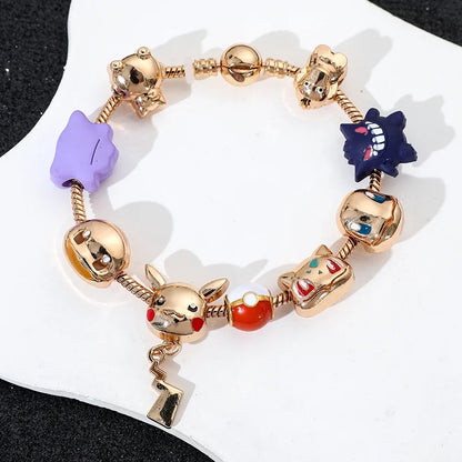 Pokémon Cartoon Bracelet - Adjustable Alloy Anime Bracelet Gift for Fans