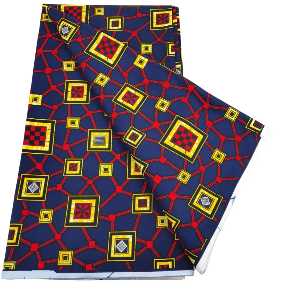 2026 African Real Wax Print Fabric - High Quality Ankara Pagne ABC