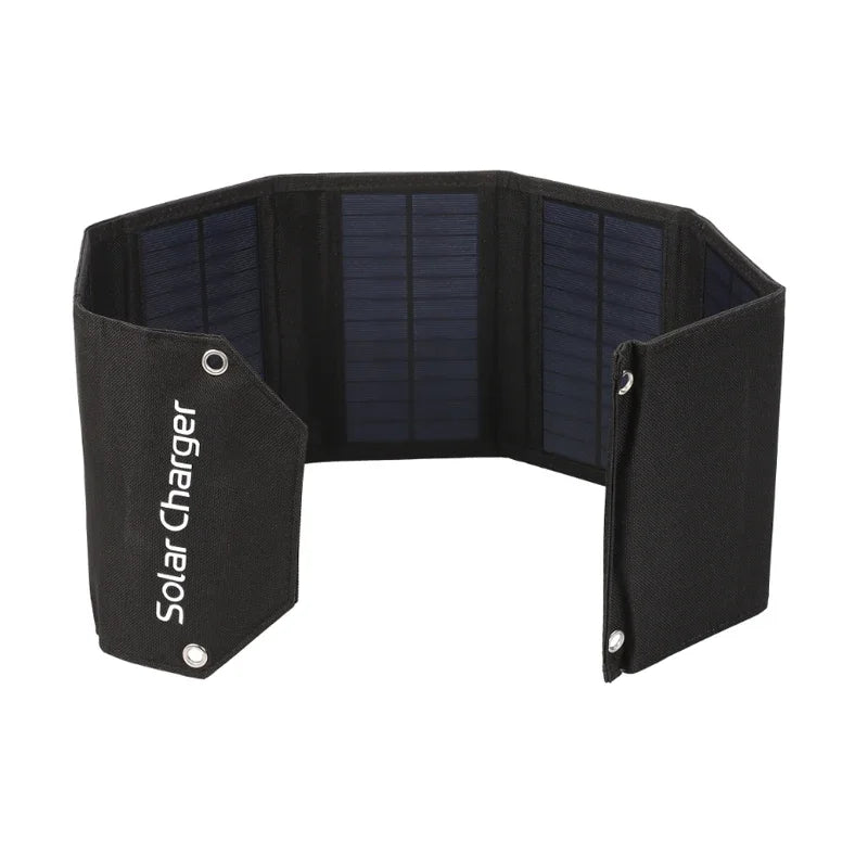 60W 80W 100W Foldable Solar Panel — 5V USB Portable Waterproof Charger for Phone, Camping & Power Bank
