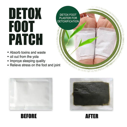 10-200PCS Detox Foot Patches – Herbal Stress Relief & Deep Sleep Aid | Foot Care & Body Detox Stickers