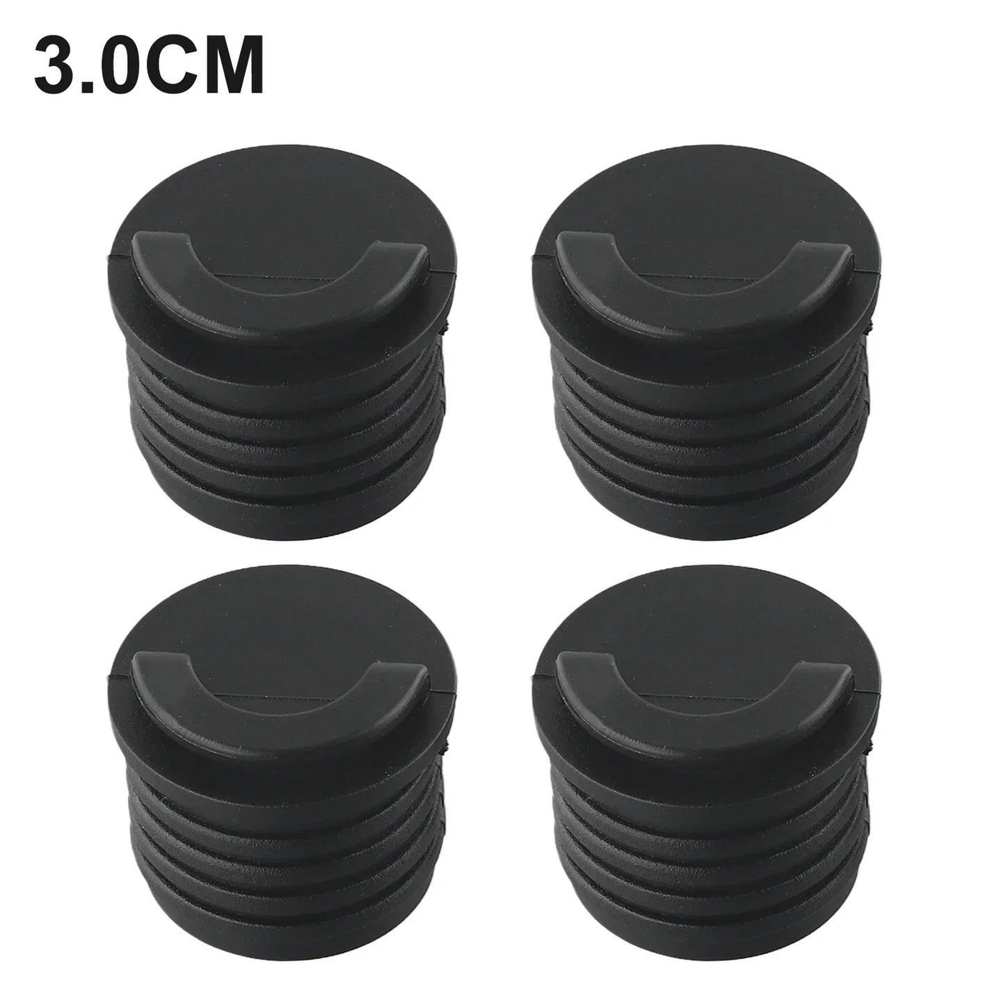 4-Pack Kayak Drain Plugs – 3.5 cm/1.20 inches for Canoe, Boat, and Bung Drain Holes, Practical Replacement Parts