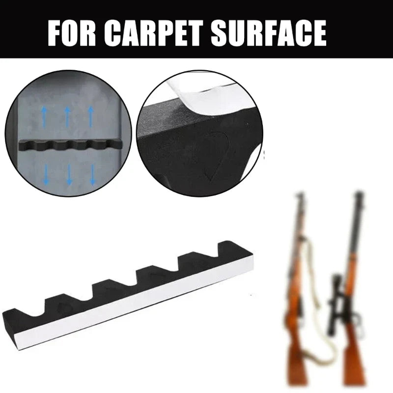 5 Slot Rifle Storage Rack - Lightweight EVA Foam Protective Organizer for Firearm Barrel & Equipment Storage