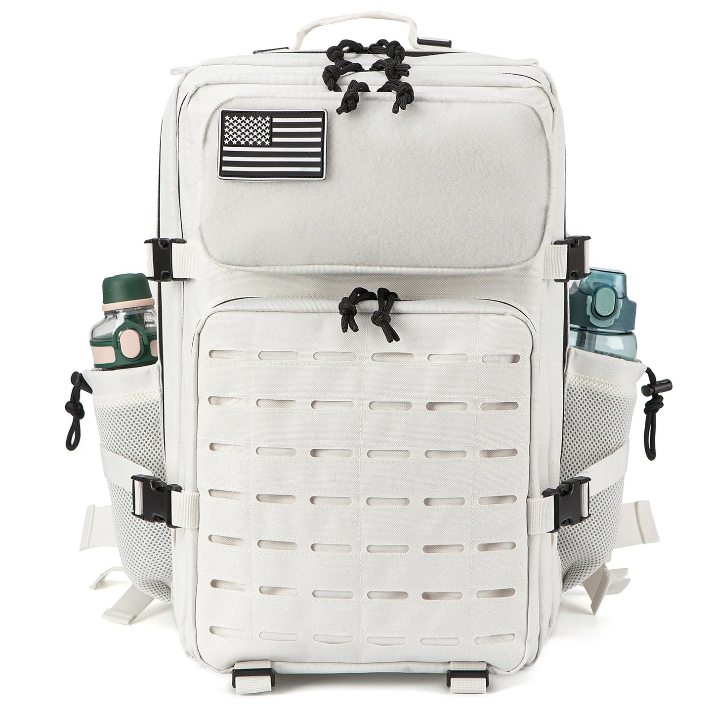 QT&QY Tactical Military Backpack - 25L/45L Army Assault Pack Bag for Men and Women - Small School Rucksack with Bottle Holder