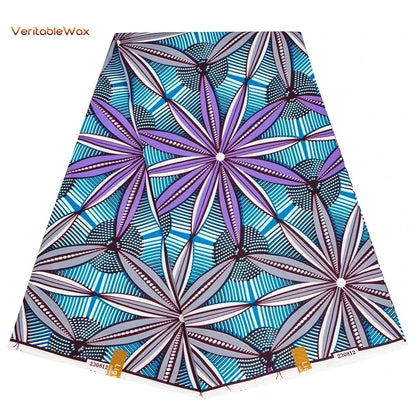 African Ankara Wax Print Fabric - Retro Double Print Patchwork Sewing Material for DIY Clothing
