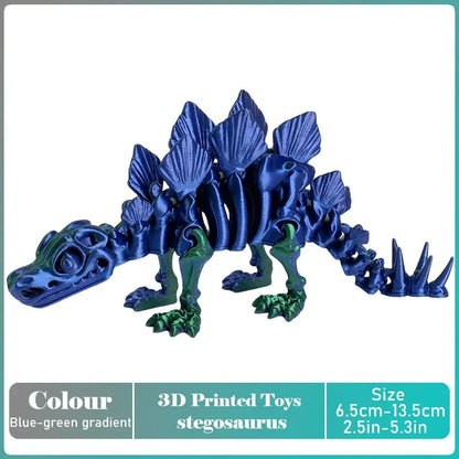 3D Printed Tyrannosaurus Rex Model - Realistic Jointed Movable Dinosaur Figure Toy & Desktop Decoration Gift