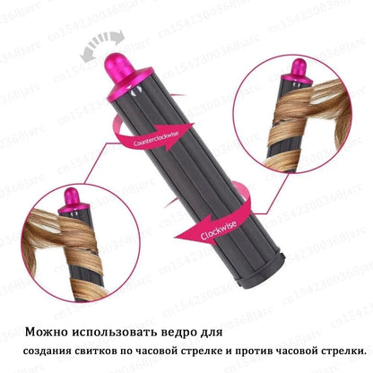 Upgraded Automatic Curling Nozzle Adapter for Dyson Supersonic Hair Dryer – Nural HD16 HD15 Cylinder Comb Accessory