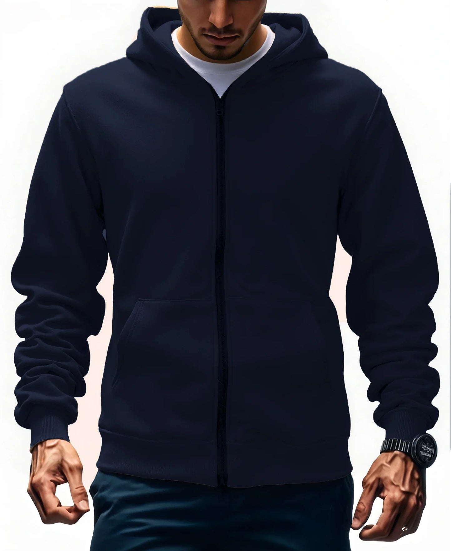Autumn/Winter Loose Cotton Hoodie – Unisex Casual American Fashion Backpack Style