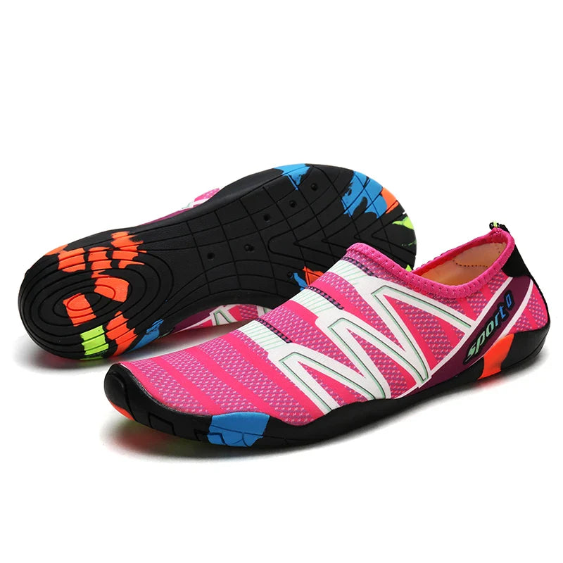 Men’s Barefoot Aqua Shoes for Water Sports – Unisex Swimming, Outdoor Beach Shoes, Gym Running, Kids Sneakers & Yoga Footwear