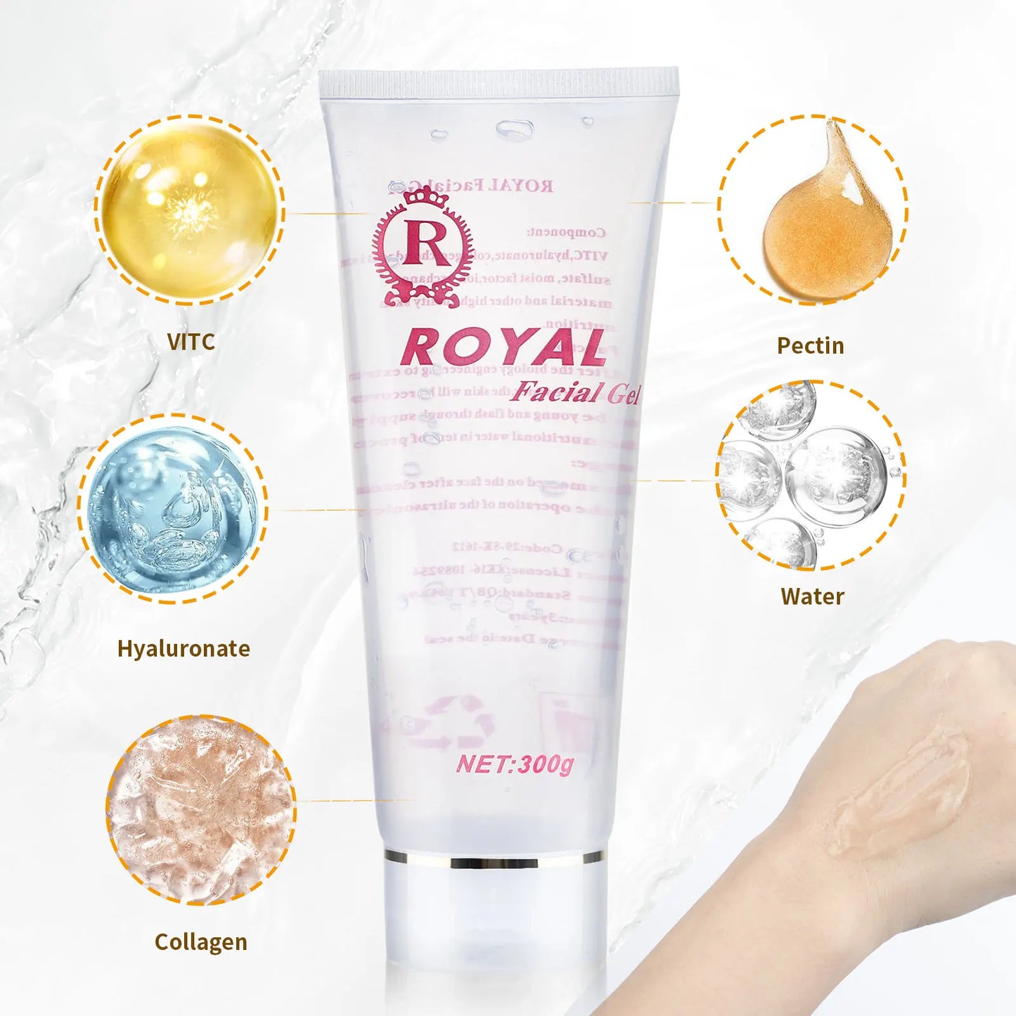 300g Ultrasonic Conductive Gel for 40K Cavitation RF Slimming Machine – Body & Abdomen Fat Burning Radio Frequency Gel