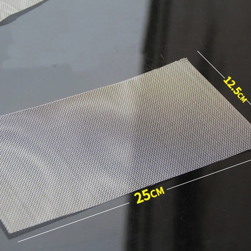 Stainless Steel Bumper Repair Mesh - Plastic Crack Welding Net for Car Body Vents and Auto Repair Tools 1-5PCS