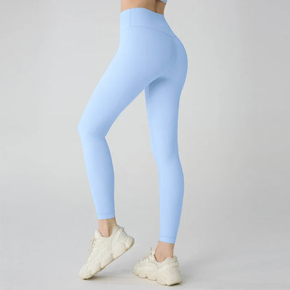 Naked Feeling Yoga Leggings for Women – High-Waisted Hip Lifting Fitness, Running & Cycling Pants