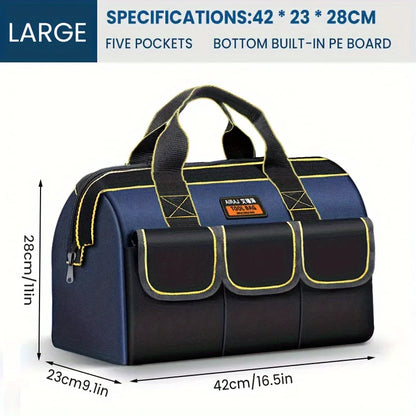 AIRAJ Multifunctional Tool Bag - 1680D Oxford Waterproof Electrician Storage Organizer