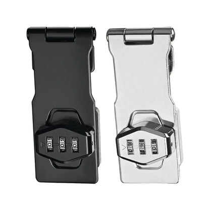 Keyless Mechanical Password Lock - Rotary Hasp Lock for Household, Garden, Interior, Mailbox, Bathroom, and Pet Doors