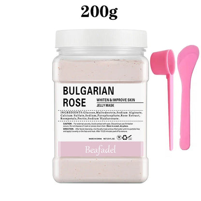 650g Rose Jelly Peel-Off Facial Mask Powder – Collagen Hydroplastic Crystal Skin Care Mask for Face Treatment
