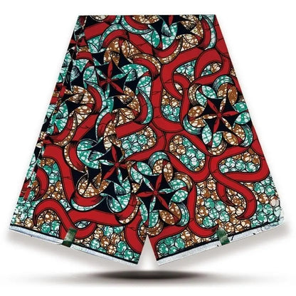 High Quality African Wax Print Fabric - 100% Cotton Soft Ankara Real Wax Fashion Material