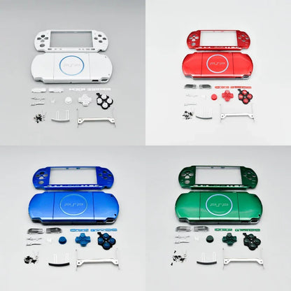 Replacement Faceplate Shell Case for PSP 3000 – Full Housing Cover with Buttons Kit for PSP3000 3006 3008