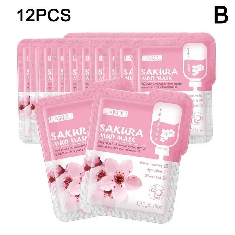 Bio Collagen Face Mask Set - Deep Hydrating Overnight Pore Minimizing Brightening Skincare