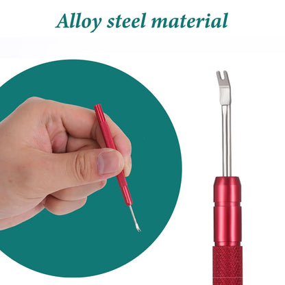 Stainless Steel Watch Hand Repair Tool Kit - Precision Hand Setting & Pointer Adjustment Pusher Set