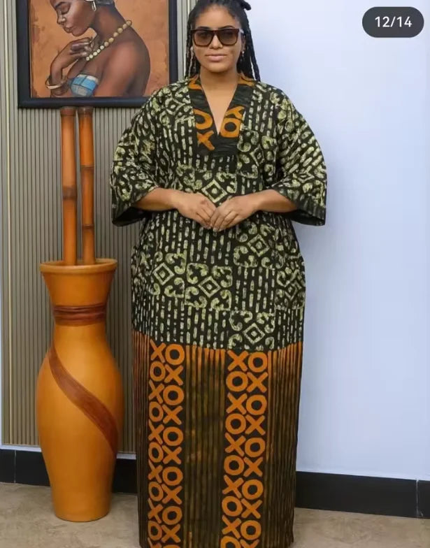 2026 Plus Size African Dress for Women - Traditional Dashiki Ankara Gown, Abaya, Muslim Kaftan & Maxi Robe