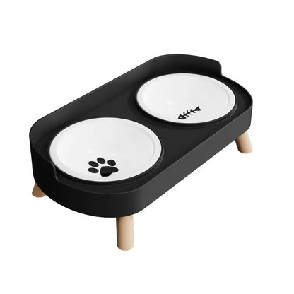 Colorful Dopamine Pet Double Bowl – Stainless Steel Large Capacity Cat & Dog Feeding & Water Dish Fashion Pet Bowl Set
