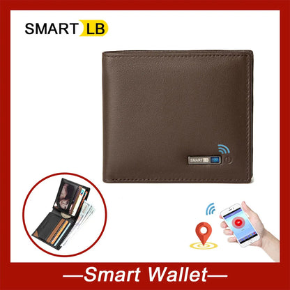 Smart Tracker Wallet for Men - GPS Finder Slim Wallet Gift for Dad, Birthday & Christmas 2025
