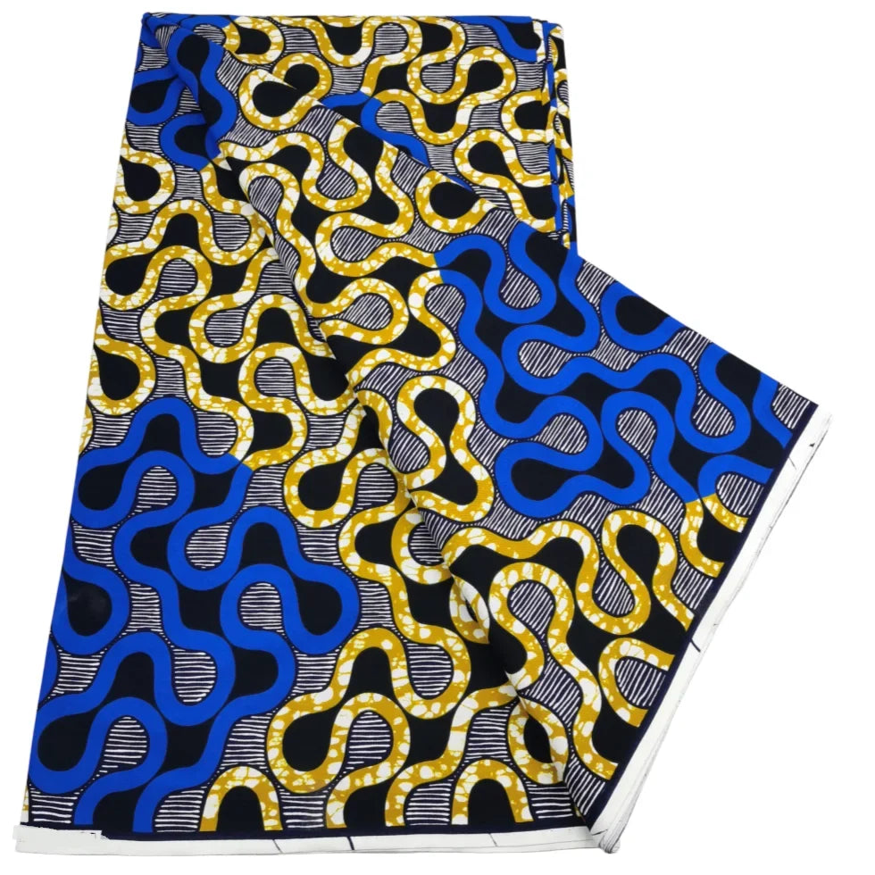 100% Cotton Real Wax Ankara Fabric - 2026 African Print Wedding Dress Sewing Fabric