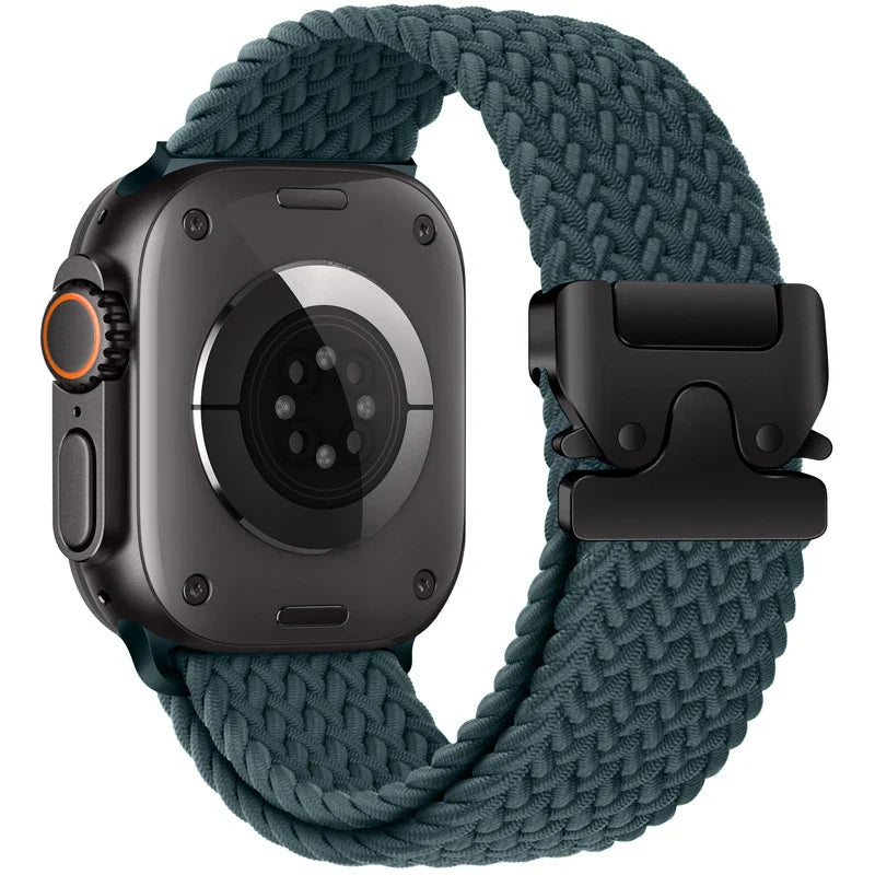 Parachute Braided Strap for Apple Watch – Compatible with 46mm, 45mm, 44mm, 41mm, Series 10/9/8, SE, Ultra 2, 49mm