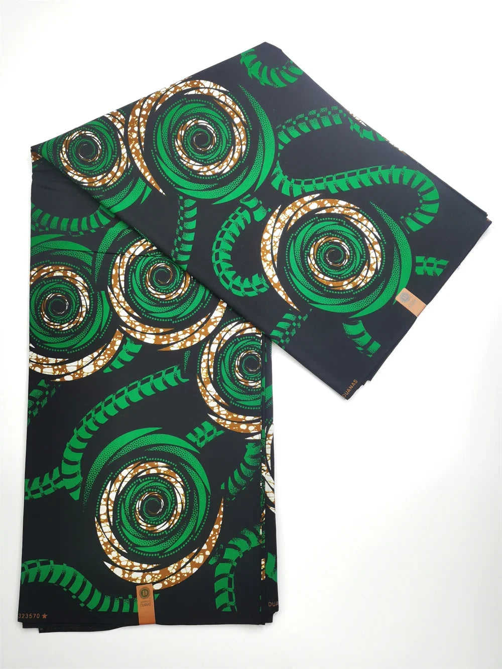 African Ankara Wax Print Fabric - 100% Cotton Nigerian Designer Pagne for Sewing & DIY Party Dresses