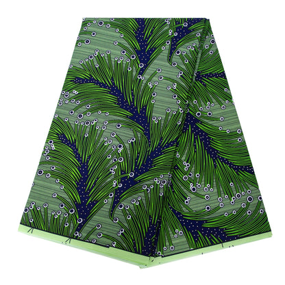 African Real Wax Ankara Fabric - Nigerian Print 100% Polyester Fabric for Women