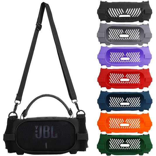 ZOPRORE Silicone Case for JBL Charge 6 - Protective Cover Skin for Portable Bluetooth Speaker