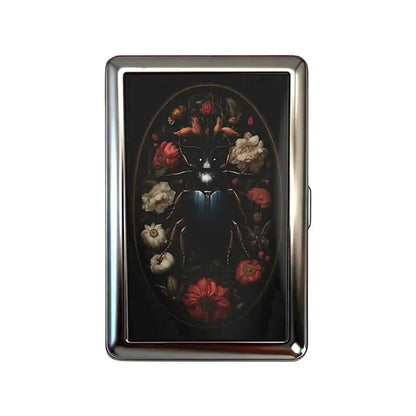Vintage Metal Card Case - Easy Snap Multi-Function Card Holder with Versatile Compact Design