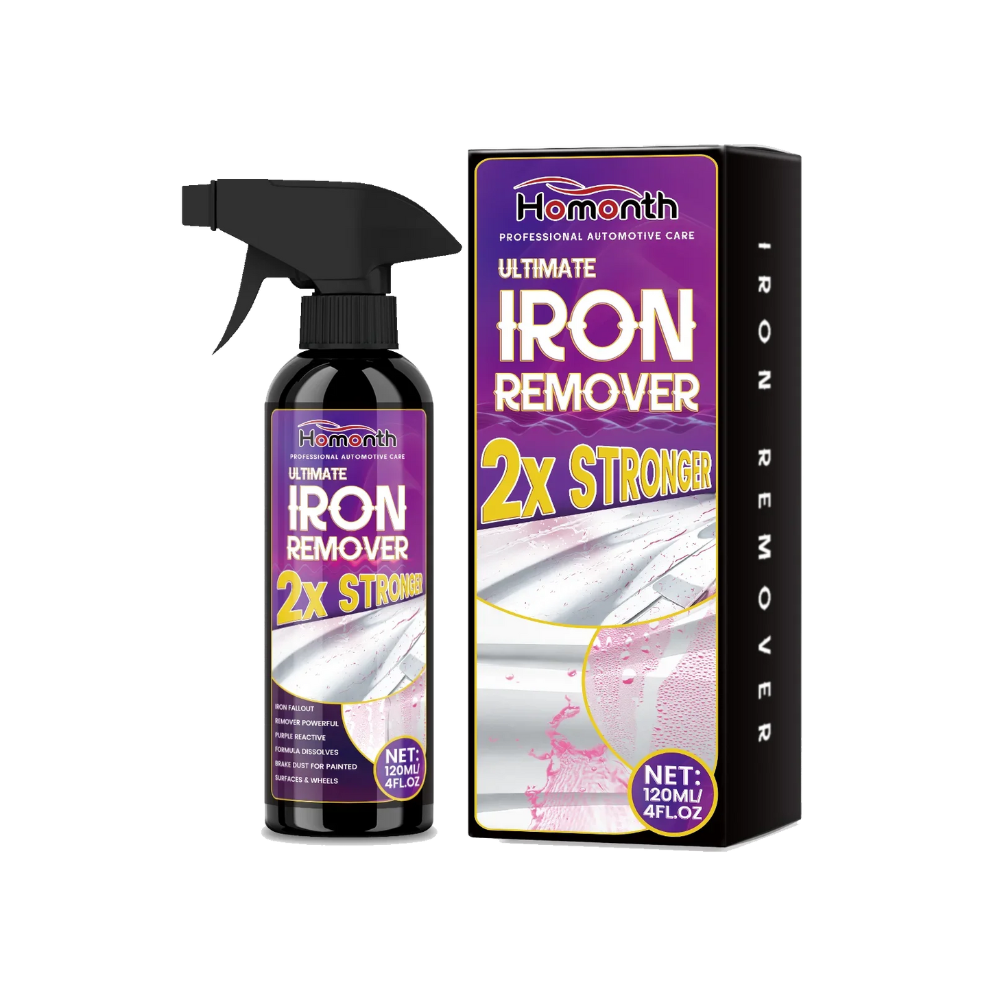 Powerful Rust Remover Spray - Fast Metal Rust Removal Solution for Cars, Bikes, Tools & Household Repairs