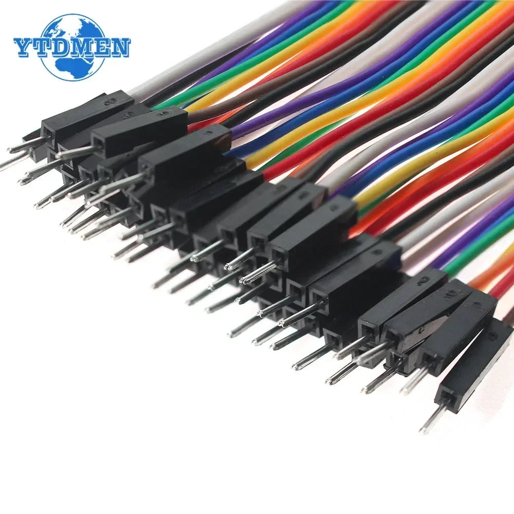 20-Pin Dupont Jumper Wire Set – 20cm Male to Male, Female to Male, Female to Female Cables for Arduino & DIY Electronics