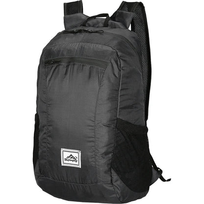 18L Portable Foldable Backpack: Ultralight Mountaineering Bag for Outdoor Climbing, Cycling, Travel - Hiking Daypack