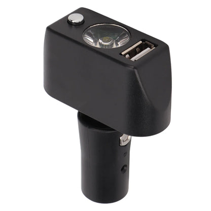 Electric Wheelchair LED Light — Adjustable Angle High-Brightness 3-Pin XLR Headlight with Controller for Night Use