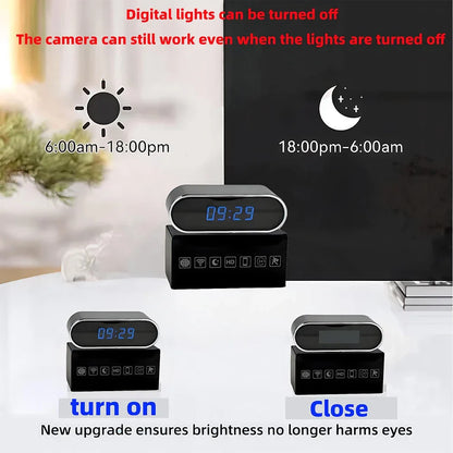 Upgraded 4K FHD Mini Camera with Infrared Night Vision – WiFi Remote Viewing, Motion Detection, Compact HD Security Camera for Home & Outdoor Monitoring