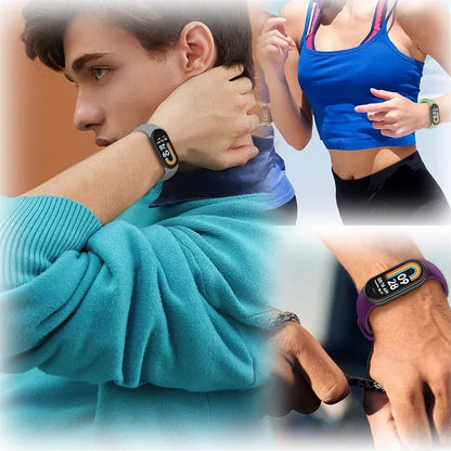 Waterproof Silicone Sport Strap for Xiaomi Mi Band 8/9 NFC – Replacement Smartwatch Bracelet