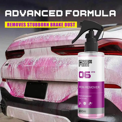 Car Rust Remover Spray - Fast Auto Rust Cleaner with Anti-Corrosion Protection & Tire Shine Maintenance Formula