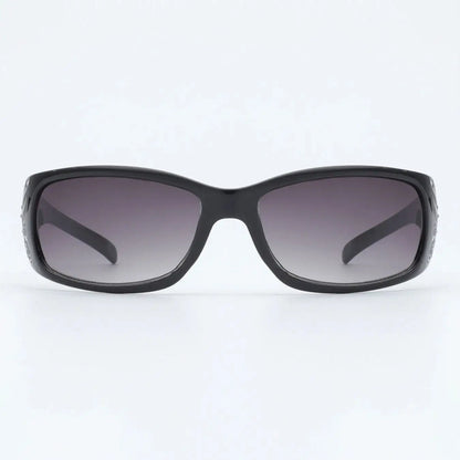 Y2K Retro Square Sunglasses - Women's Pattern Relief Frame Fashion Eyewear for Summer Beach & Vacation
