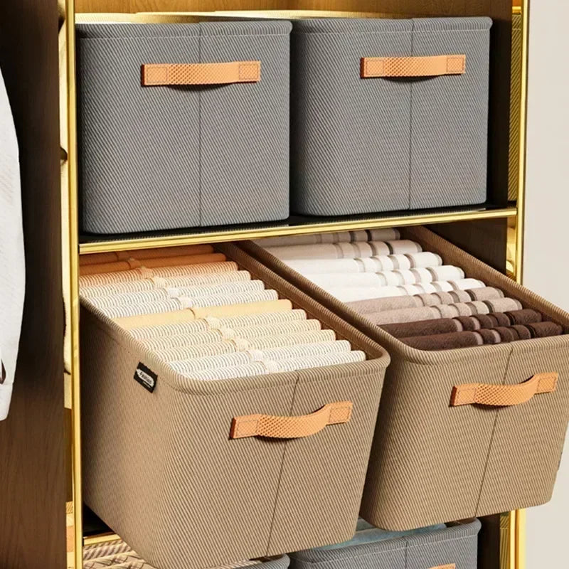 Thick Clothes Organizer Storage Box — Drawer Cabinet for Pants, Sweaters, Jeans, and Wardrobe Clothes